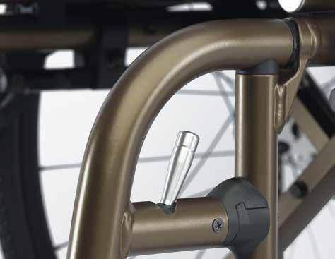 Der küschall Compact ist ein einfach zu handhabender Rollstuhl für Anwender mit reduzierten Kräften.