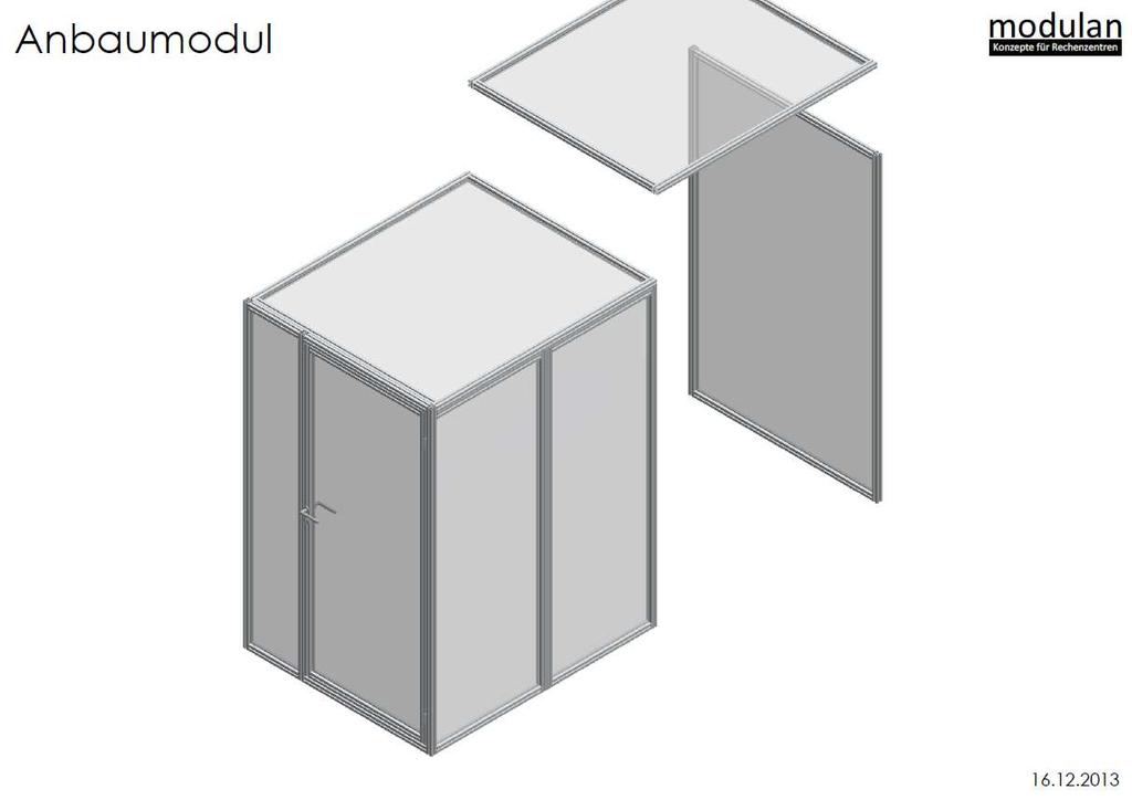 CoolW@ll modular Anbaueinheit zum Erweitern der Grundeinheit Einhausungstür bzw.