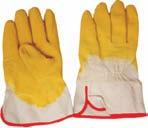 Tragen - Heben - Arbeitsschutz Glastragehandschuhe 734-2100 LATEX teilbeschichtet (gelb), mit Strickbund 734-2110 LATEX teilbeschichtet (gelb, mit Stulpe 734-2235