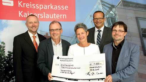 Rund um s Buchenloch Unter dem Motto Gut für die Region rief die Kreissparkasse Kaiserslautern die Vereine der Region auf, beim Vereinsvoting mitzumachen und so Geldpreise im Gesamtwert von 4.
