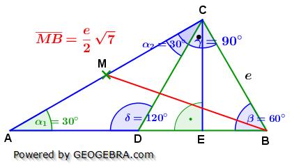 Lösung W1a/2010 Berechnung von als Ergänzungswinkel im Dreieck. Berechnung von aus der Differenz von und. Berechnung von als Ergänzungswinkel im Dreieck. Berechnung von über den.
