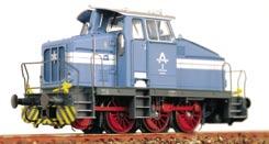 CA, DH 500 CA und DHG 500 C Modell der Henschel Diesellokomotive der Typ DH 440 CA oder DH 500 CA. Führerhaus aus Kunststoff, Gehäuse, Fahrgestell und Räder aus Metalldruckguss.