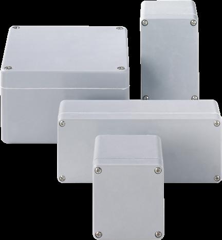 18 MULTI-BOX Gehäuselösungen Polyester-Gehäuse MBP Schutzart IP 66 Polyestergehäuse entsprechen den hohen Anforderungen in der Maschinenbau-, Schiffsbau-, Galvanik- und Petrochemischen Industrie.