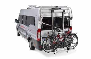 2 E-Bikes oder 3 Fahrräder I Schwenkbar - auch im beladenen Zustand I Transportplattform elektrisch per