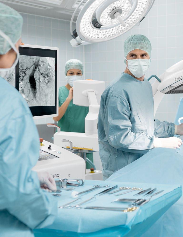 > Umfassende Tools zur Unterstützung einer optimalen Bildqualität SmartVascular bietet einen speziellen Workflow für komplexe gefäßchirurgische Eingriffe.