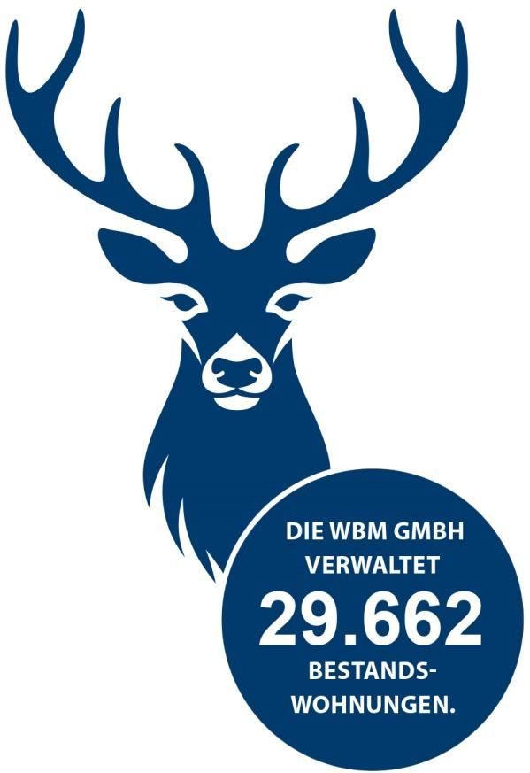 Wer wir sind Der Platzhirsch in Berlins Mitte Die WBM Wohnungsbaugesellschaft Berlin-Mitte GmbH ist eine der führenden Wohnungsbaugesellschaften in Berlin Die WBM verwaltet ca. 30.