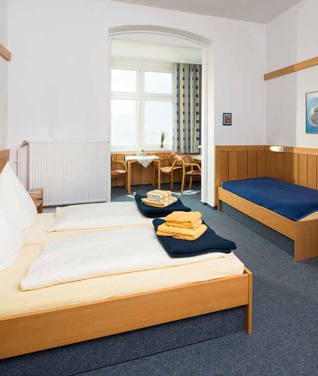 Haus & Zimmer Die Zimmer Urlaub an der Nordsee - dazu gehören gemütliche, helle, freundliche Zimmer mit Dusche und