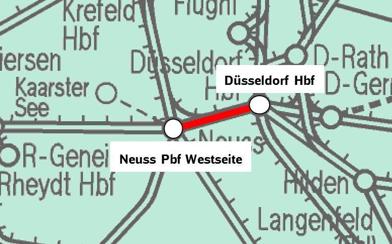 Baukorridor 331 Neuss - Düsseldorf Bündel 03.20.