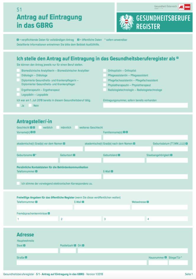 Wie wird registriert?