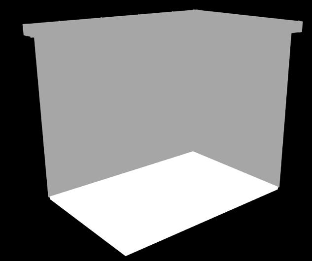 ES Las placas XPS (2 cm 3 cm) sobre las que se coloca la placa de suelo no forman parte del suministro.