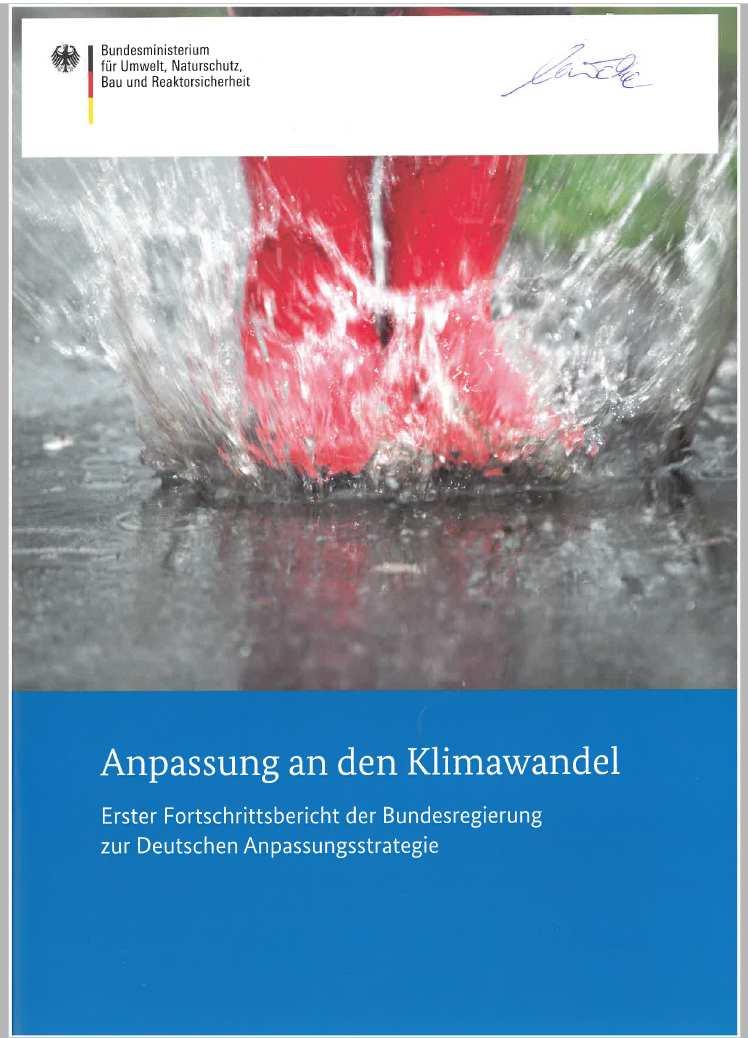 IV. Politisches Handeln auf Bundesebene -> Deutsche Anpassungsstrategie an den Klimawandel/DAS (12/2008) APA I 2011-2015; 1.