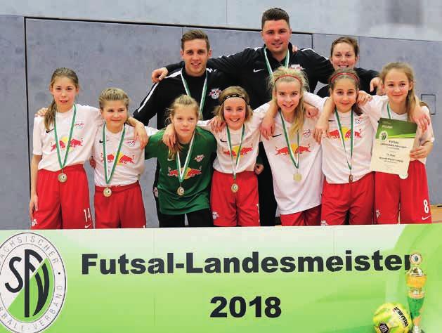 Spielbetrieb Futsal-Landesmeister D-Juniorinnen 2018: RasenBallsport Leipzig II.