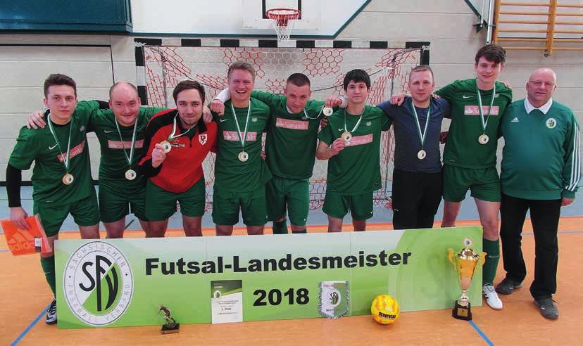 Breitenfußball Freizeitfußball Futsal Landesmeisterschaft Breitenfußball Futsal-Landesmeister 2018: VSM 99 Dresden Nord.