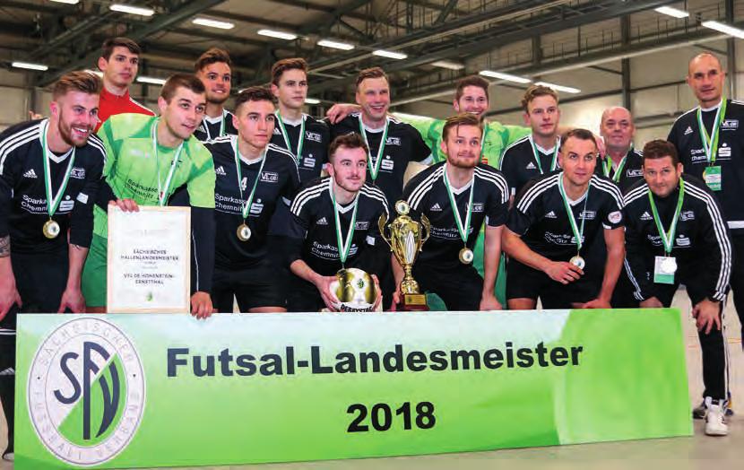 Spielbetrieb Der Landesligist vom VfL 05 Hohenstein-Ernstthal ist Futsal-Landesmeister 2018.