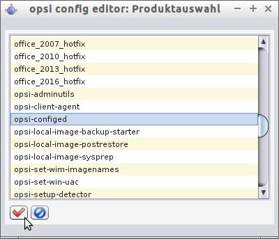 1 opsi-configed auf installierten PCs aktualisieren Das Produkt opsi-configed ist nur auf wenigen PCs installiert (z.b. Admin-PC).
