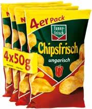 Chipsfrisch ungarisch Multipack 4 x 50 g 10
