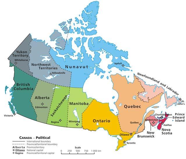 Kanada: Allgemeines, Wirtschaftslage, Handelsbeziehungen 3.6 Mio.
