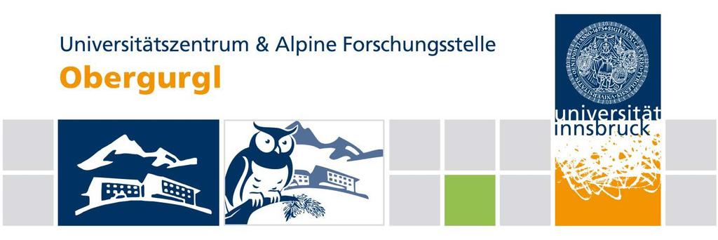 Terminkalender 20.03.2015: Aktionstag des Forschungsschwerpunktes Alpiner Raum Mensch und Umwelt: Klimawandel trifft Alpinen Raum, Innsbruck (mehr unter: www.uibk.ac.at/alpinerraum/aktionstag2015) 12.