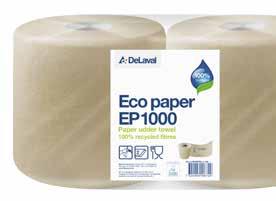 Widerstandskraft aber trotzdem sehr weich Soft DeLaval Eco paper EP 1000 100%
