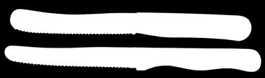WINSERV-Brotmesser 3249-HZ Das WINSERV-Brotmesser 3249-HZ/18 cm mit scharfem Wellenschliff und 3-fach genieteten Griffschalen.