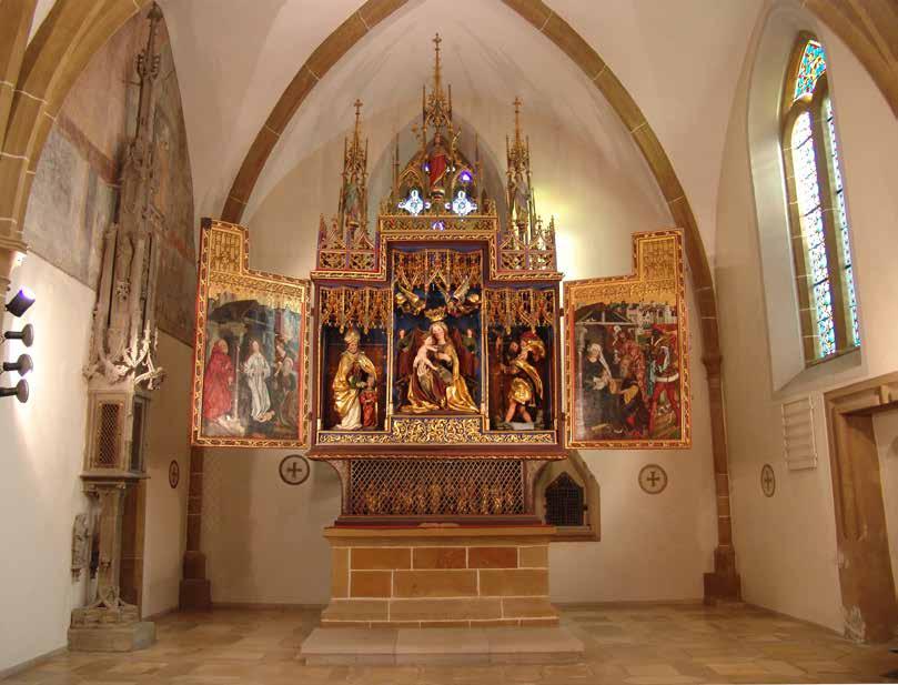 Bopfingen, Herlin- Altar in der evangelischen Stadtkirche. Foto: B. Hildebrand der hervorragendsten Kleinode gotischer Kunst in unserem Raum.