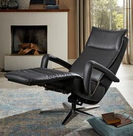 amazed by the level of comfort offered by the relax chair that matches the sofa and add-on programme MR 250. Manual or motorised the choice is yours.