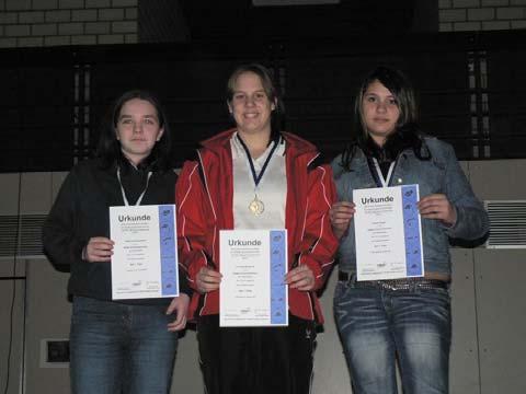 AK13/14w (14 Teilnehmerinnen): 1. Cornelia Brüderle (Mitte), 5. Sarah Schmitt, 6. Selina Kunz, 7.