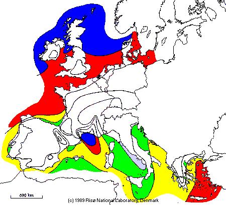 Offshore-Windvorkommen in Europa 50 m ms -1 100 m ms -1 > 9.