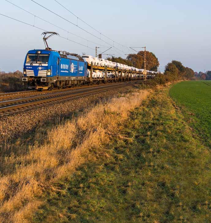 Güterverkehr - Stark im Mittelstand Fakten: (Daten 2017) Die Eisenbahngesellschaft Potsdam mbh überzeugt ihre Kunden mit trimodalen Logistik- und Transportdienstleistungen sowie der Erstellung von