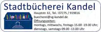 Kandel - 22 - Ausgabe 31/2018 TSV 1908 Freckenfeld Öffnungszeiten Clubhaus Unser Clubhaus hat aktuell folgende Öffnungszeiten: Ruhetag 17:30 Uhr - 23:00 Uhr 17:30 Uhr - 23:00 Uhr 17:30 Uhr - 23:00