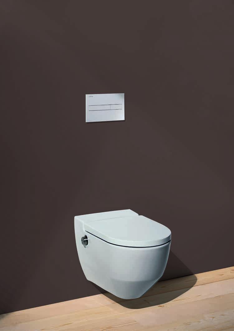CLEANET NAVIA DUSCH-WC CLEANET NAVIA Design by Peter Wirz Der Einstieg in die Welt der integrierten Dusch-WCs vom Badezimmer-Experten