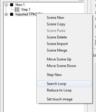 The function is available via right click to the scene name or within the tool bar with.
