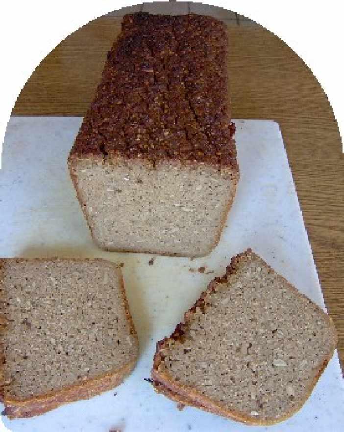 nach ca 150 min, wenn das Brot aus dem Ofen ist, kurz eine Nadelprobe machen, dabei kann man dann sehen, ob noch 20 min oder eben länger Durch den Zuckerrübensirup erhält das Brot ein gesunde braune