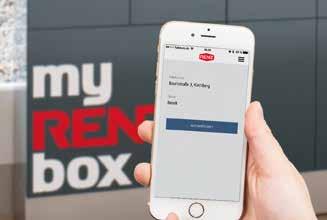 PAKETKASTENANLAGEN INTELLIGENTE LÖSUNGEN FÜR IHRE PAKETE Mit der myrenzbox-app können Sie sich mit Ihrem Handy an der Paketkastenanlage authentifizieren und sie öffnen.