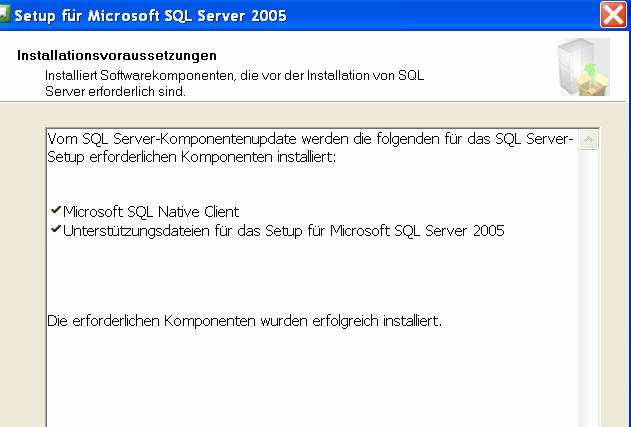 11. Installation von Microsoft SQL Server 2005 ExpressEdition (EE) Bevor Sie mit der Installation beginnen: - Prüfen Sie die Systemvoraussetzungen!