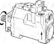 Dämpfungsdrossel (rechtsdrehende Pumpe) Druckbegrenzungseinsatz Stellfeder Querschnitt Abb. 2. LS-Ventilblock.