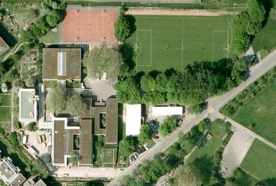 Luftansichtskarten: Beispiel Schulhaus Döltschi Karte erstellt mit