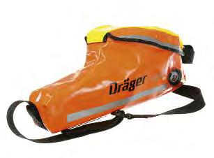 FLUCHTGERÄTE DRUCKLUFTFLUCHTGERÄTE 69 VARIANTEN D-33926-2011 Dräger Saver PP: Soft bag D-33936-2011 Dräger Saver PP: Hard case MATERIALIEN PVC (Polyvinylchlorid): hohe mechanische Festigkeit,