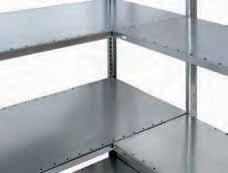 -Regale mit Längenriegeln pro Eckebene werden 2 Längenriegel und 2 Aufhängekonsolen benötigt einsetzbar bei Fachböden mit 25 Kantenhöhe