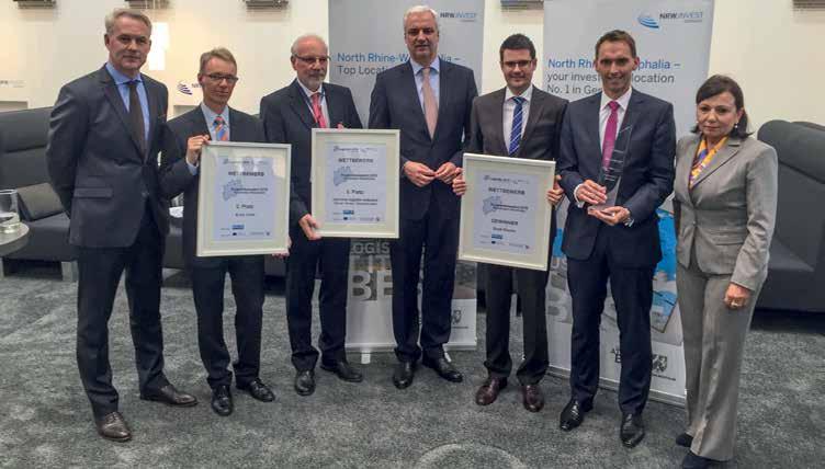 03 Netzwerke und Initiativen Logistikstandort des Jahres in NRW Bild fehlt Vorsprung durch Verbindung unter diesem Motto errang Rheine im Wettbewerb um den besten Logistikstandort des Jahres 2015 in