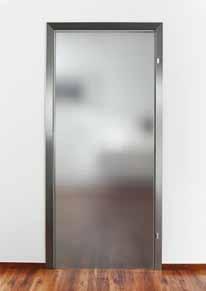 ALL GLASS STANDARD DOOR, Parsol grey Model: ALL GLASS STANDARD DOOR, Satinato Modell: NORMTÜR GANZGLAS, Chinchilla Weiß Model: ALL GLASS