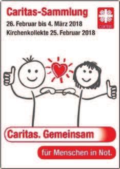 Pfarrverband Caritas-Frühjahrssammlung Vom 26. Februar bis 4. März 2018 findet in der Diözese Passau die Frühjahrssammlung der Caritas statt. Sie steht unter dem Motto: "Caritas.