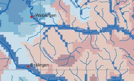 hydrogeologischer Strukturen: hochaufgelöstes Raster (an