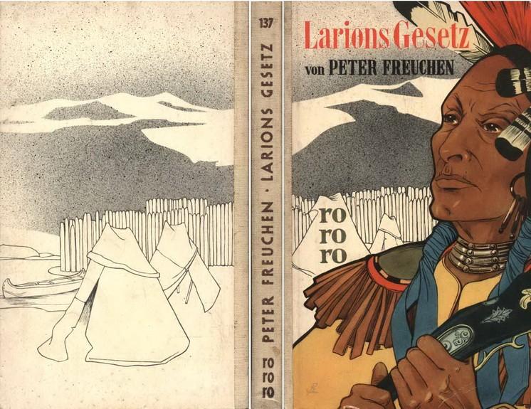 rororo Taschenbücher mit Leinenrücken 1950-1961 Seite 41 137 Freuchen, Peter Dänemark Larions