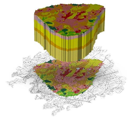 3D-Visualisierung des Untergrunds In den letzten Jahren haben wir für verschiedenste Wasserversorgungsunternehmen und Kommunen in Niedersachsen digitale geologische 3D-Untergrundmodelle erstellt.