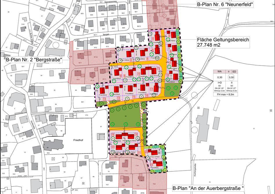 1 Anlass und Aufgabenstellung In der Gemeinde Stötten a. Auerberg soll ein Baugebiet als allgemeines Wohngebiet nach BauNVO ausgewiesen werden.