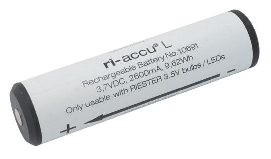 70-211-10 LED-Handgriff, schwarz, mit Helligkeitsdimmer, Ausschaltautomatik, 3 W, 5500 K, 17500 Lux, zur