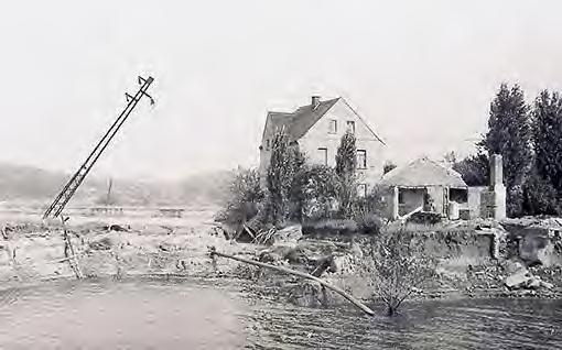 Hochwasserschäden 1954