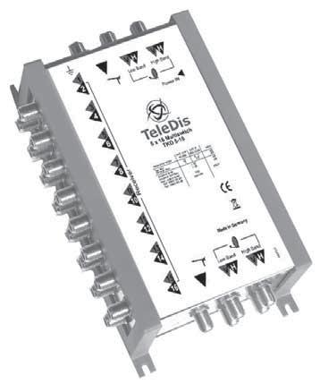 Die Multischalter dienen zur Verteilung von 4 SAT-ZF Ebenen und den terrestrischen Signalen auf bis zu 16 Teilnehmer/Receiver je Gerät. Especially for cascadable systems.