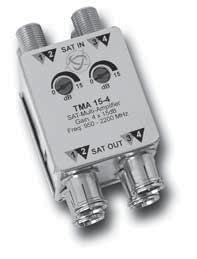 TMA 5-20A Kaskaden Strang-Verstärker Trunk amplifier for cascadable system DC-Eingangsbuchse DC-Durchgang schaltbar DC Input female connector DC Pass switchable TMA 9-20A Multischalter Zubehör